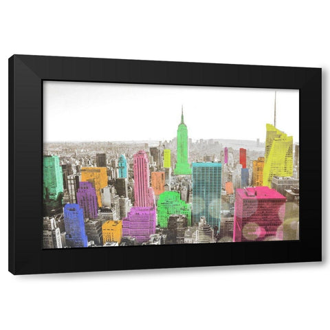 Color In The Cities Black Modern Wood Framed Art Print by Bill Carson Photography