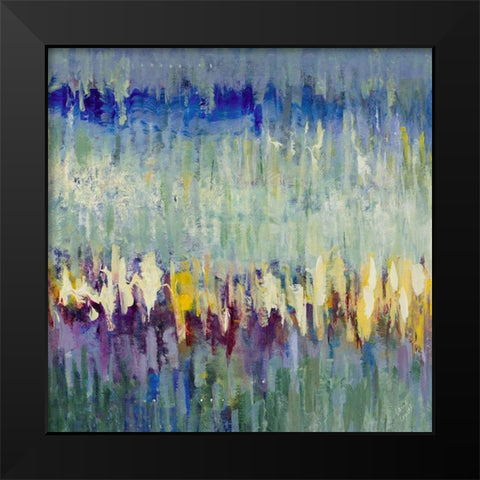 Garden Dream Black Modern Wood Framed Art Print by Loreth, Lanie