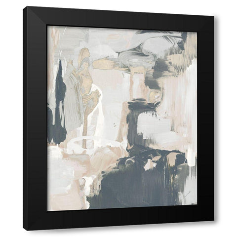 Muted Longing I Black Modern Wood Framed Art Print with Double Matting by Loreth, Lanie