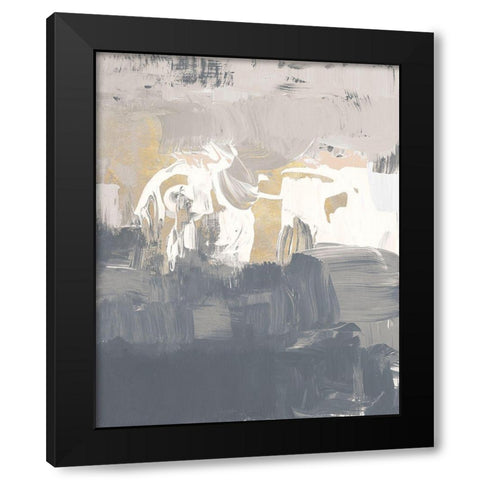 Muted Longing II Black Modern Wood Framed Art Print with Double Matting by Loreth, Lanie