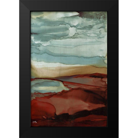 New Sky Black Modern Wood Framed Art Print by Medley, Elizabeth