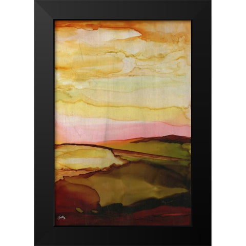 Dawning Sky Black Modern Wood Framed Art Print by Medley, Elizabeth