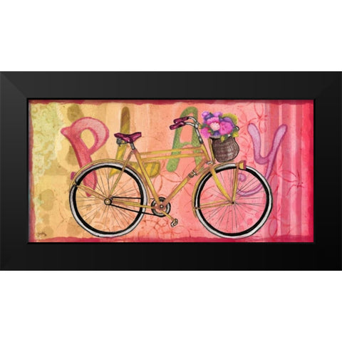 Sing and Play Bike II Black Modern Wood Framed Art Print by Medley, Elizabeth