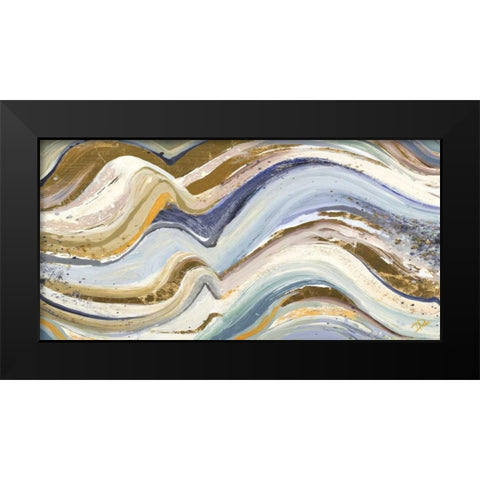 New Concept Rectangle Black Modern Wood Framed Art Print by Pinto, Patricia