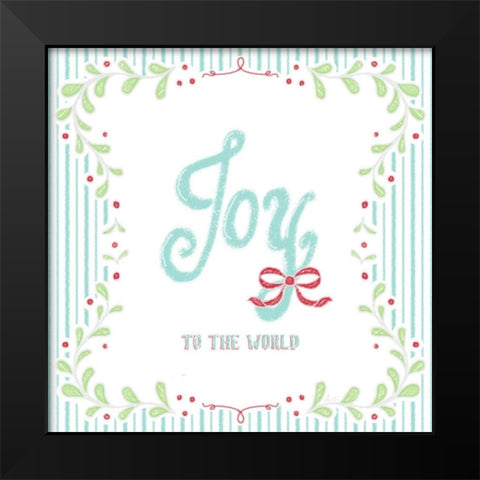 Christmas Wreath IV Black Modern Wood Framed Art Print by Metz, Andi