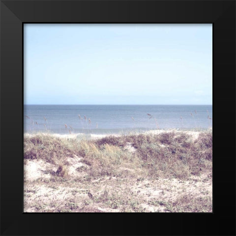 Soft Breeze Coast Black Modern Wood Framed Art Print by Peck, Gail