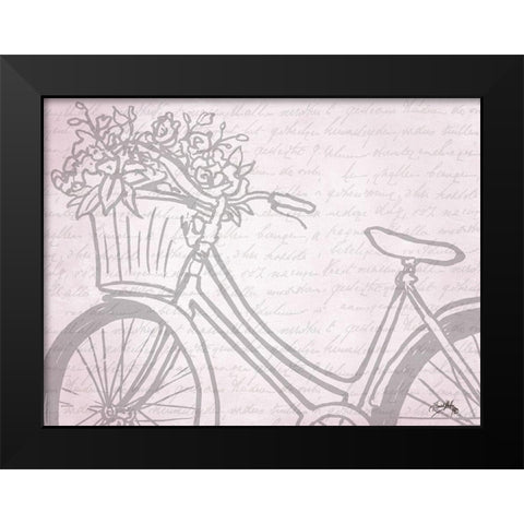 Ride Along I Black Modern Wood Framed Art Print by Medley, Elizabeth