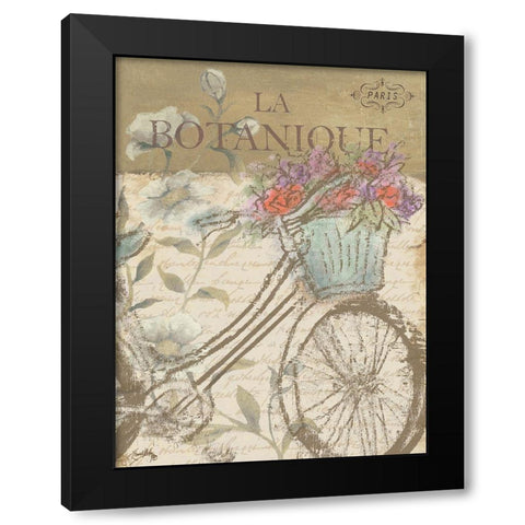 Paris Outing I Black Modern Wood Framed Art Print by Medley, Elizabeth