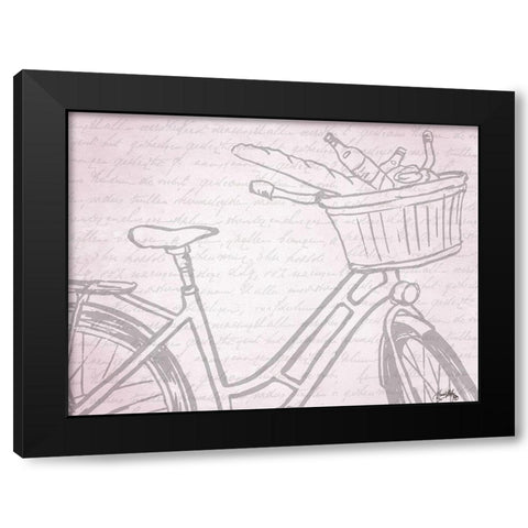 Ride Along II Black Modern Wood Framed Art Print with Double Matting by Medley, Elizabeth