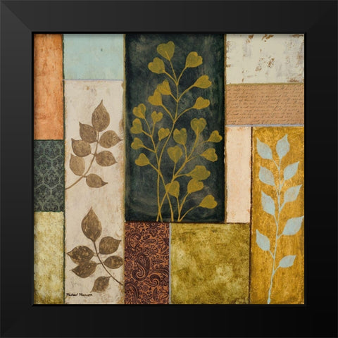 Natural Elements I Black Modern Wood Framed Art Print by Marcon, Michael