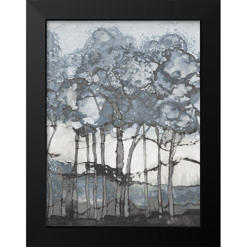 Watercolor Forest I Black Modern Wood Framed Art Print by Medley, Elizabeth