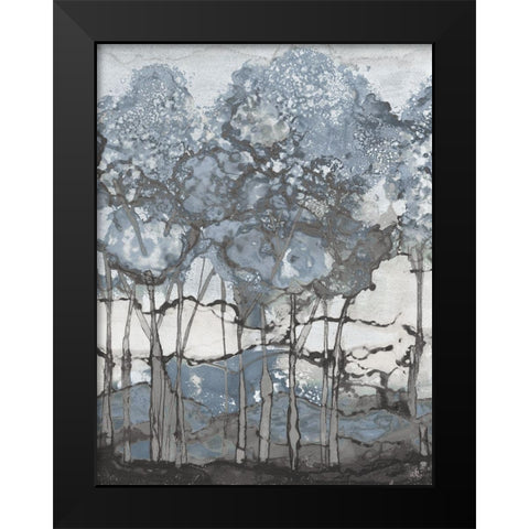 Watercolor Forest II Black Modern Wood Framed Art Print by Medley, Elizabeth