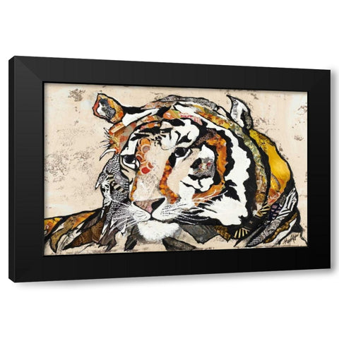 Out Of The Jungle I Black Modern Wood Framed Art Print by Ritter, Gina