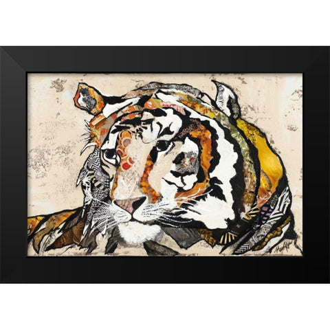 Out Of The Jungle I Black Modern Wood Framed Art Print by Ritter, Gina