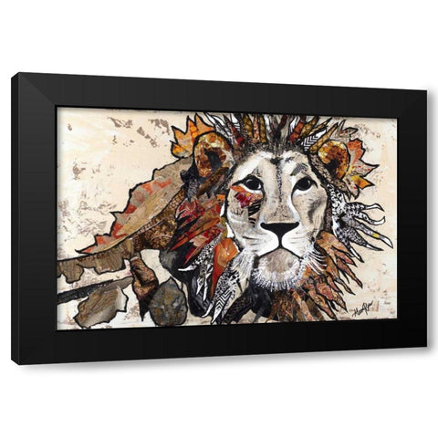 Out Of The Jungle II Black Modern Wood Framed Art Print by Ritter, Gina