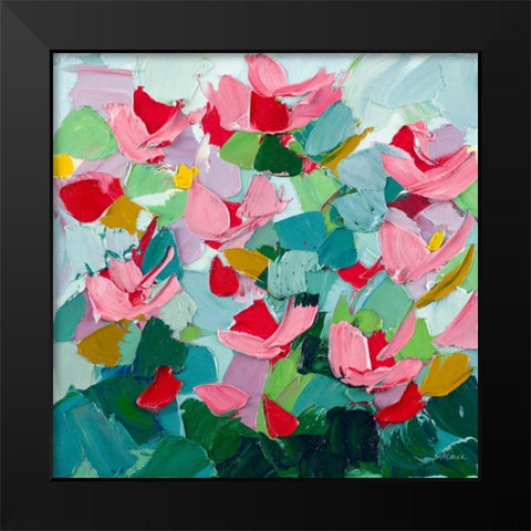 Afterglow Cherry Black Modern Wood Framed Art Print by Coolick, Ann Marie