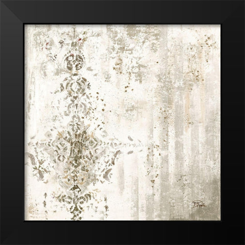 Worn Out Neutral Black Modern Wood Framed Art Print by Pinto, Patricia