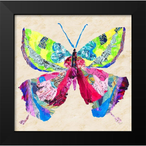 Brilliant Butterfly I Black Modern Wood Framed Art Print by Ritter, Gina