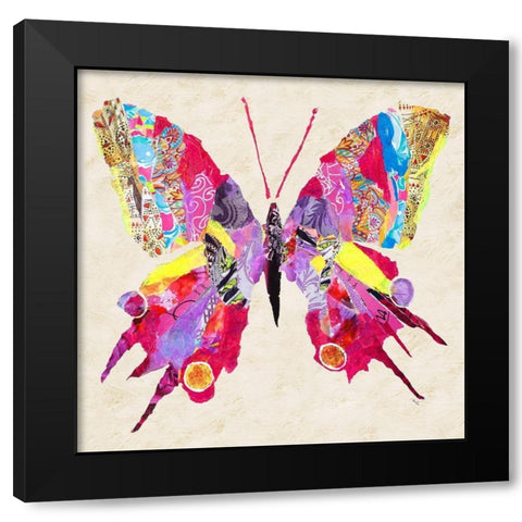 Brilliant Butterfly II Black Modern Wood Framed Art Print by Ritter, Gina