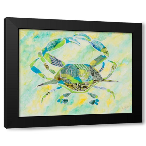 LaniKai Crab Black Modern Wood Framed Art Print by Ritter, Gina