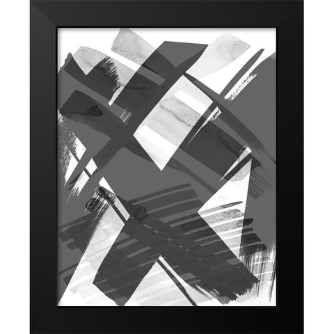 Paint Out Loud II Black Modern Wood Framed Art Print by SD Graphics Studio
