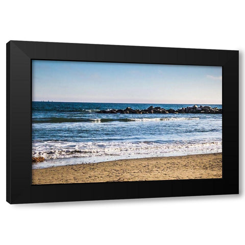 Reef in the Distance I Black Modern Wood Framed Art Print by Navas, Emily
