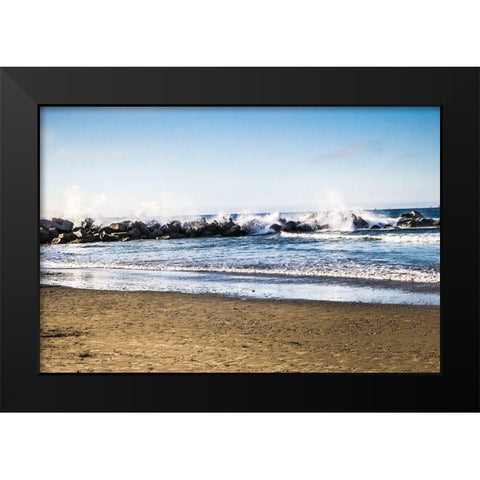 Reef in the Distance II Black Modern Wood Framed Art Print by Navas, Emily