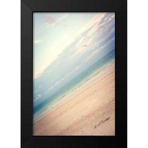 Ocean Angle Black Modern Wood Framed Art Print by Navas, Emily