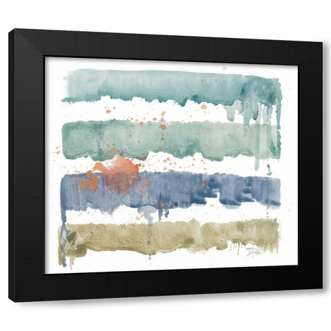Fashion Colors Palette Black Modern Wood Framed Art Print with Double Matting by Pinto, Patricia