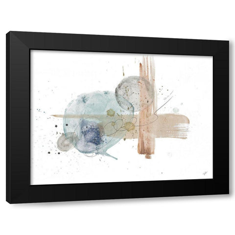 Soft Wash Black Modern Wood Framed Art Print by Pinto, Patricia