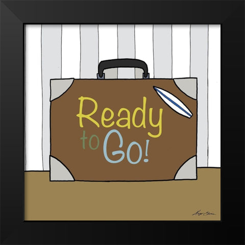 Ready To Go! Black Modern Wood Framed Art Print by Edwins, Hugo