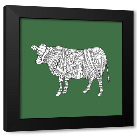 Ornate Farm I Black Modern Wood Framed Art Print by Metz, Andi