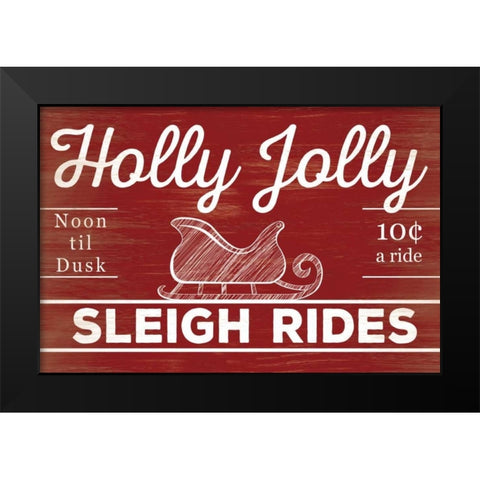 Season Sign IV Black Modern Wood Framed Art Print by Studio, Sd Graphics