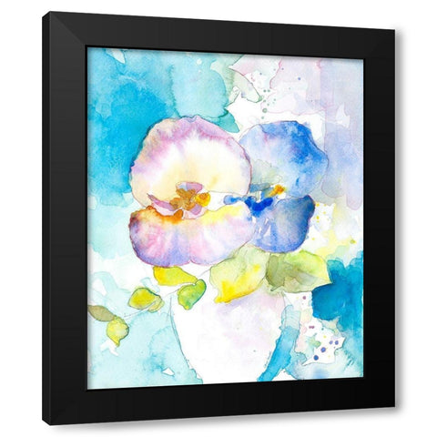 Abstract Vase of Flowers II Black Modern Wood Framed Art Print with Double Matting by Loreth, Lanie