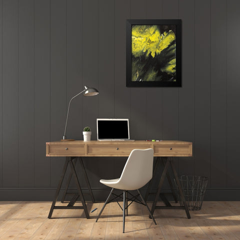 Night and Day Black Modern Wood Framed Art Print by Gonzalez, Roberto