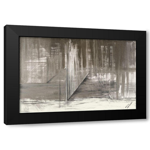 The End of the Night Black Modern Wood Framed Art Print by Gonzalez, Roberto