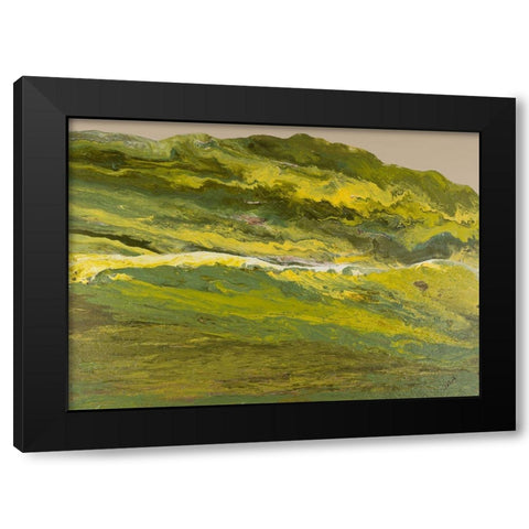 Emerald Findings Black Modern Wood Framed Art Print with Double Matting by Gonzalez, Roberto