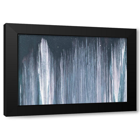 City in the Night Black Modern Wood Framed Art Print with Double Matting by Gonzalez, Roberto