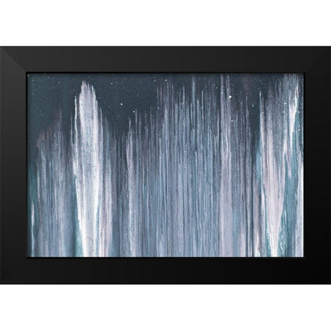 City in the Night Black Modern Wood Framed Art Print by Gonzalez, Roberto