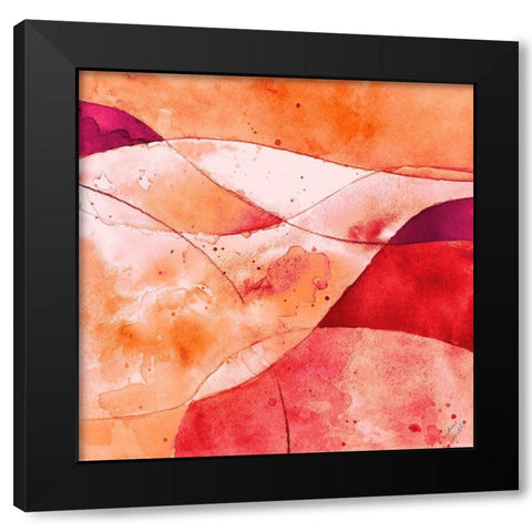 Rose Fantasy I Black Modern Wood Framed Art Print by Loreth, Lanie