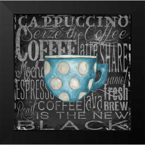 Coffee of the Day VI Black Modern Wood Framed Art Print by Medley, Elizabeth