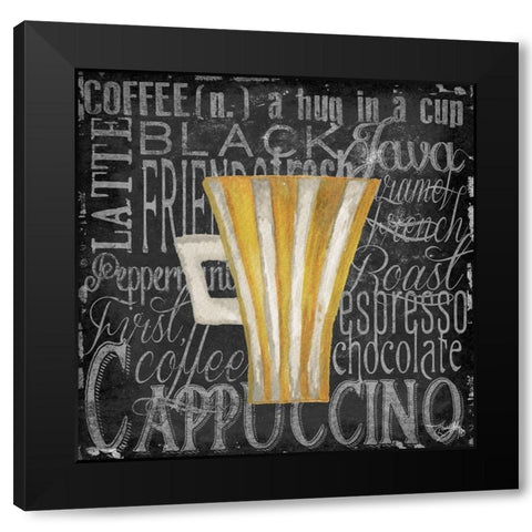 Coffee of the Day II Black Modern Wood Framed Art Print with Double Matting by Medley, Elizabeth