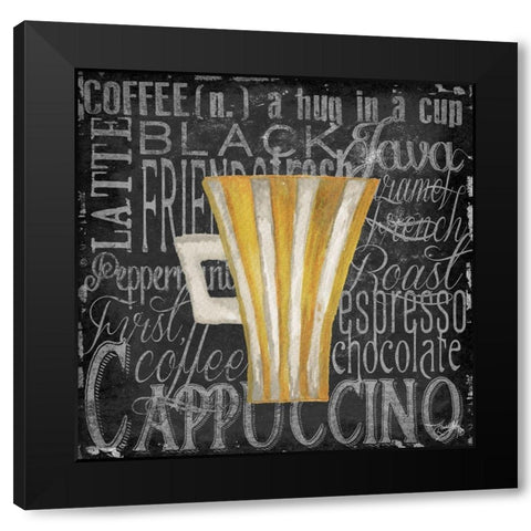 Coffee of the Day II Black Modern Wood Framed Art Print by Medley, Elizabeth