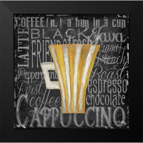 Coffee of the Day II Black Modern Wood Framed Art Print by Medley, Elizabeth