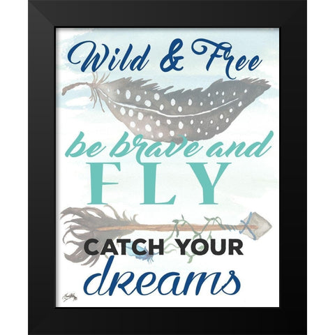 Inspiring III Black Modern Wood Framed Art Print by Medley, Elizabeth