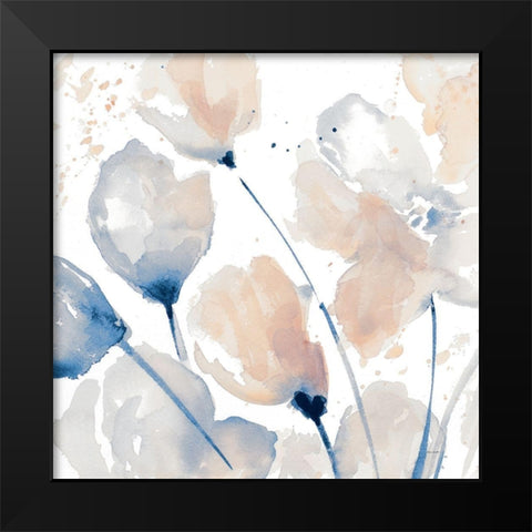 Neutral Flower II Black Modern Wood Framed Art Print by Loreth, Lanie