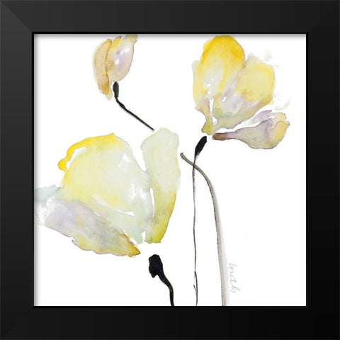 Basking in the Sunshine I Black Modern Wood Framed Art Print by Loreth, Lanie