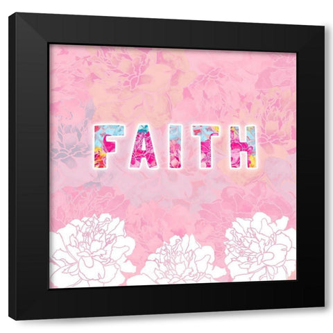 Inspire II Black Modern Wood Framed Art Print with Double Matting by James, Nola