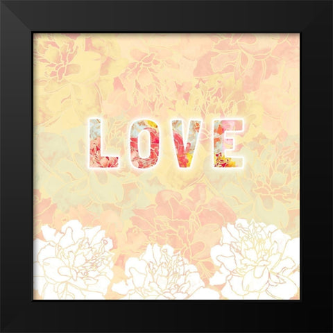 Inspire IV Black Modern Wood Framed Art Print by James, Nola