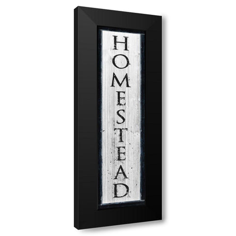 Homestead Black Modern Wood Framed Art Print with Double Matting by Medley, Elizabeth